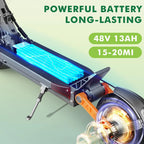 JOYOR S5 Electric Scooter For Adults Motor 800W Max Speed 31Mph 10 Inch 48V 13AH Battery Folding E-Scooter
