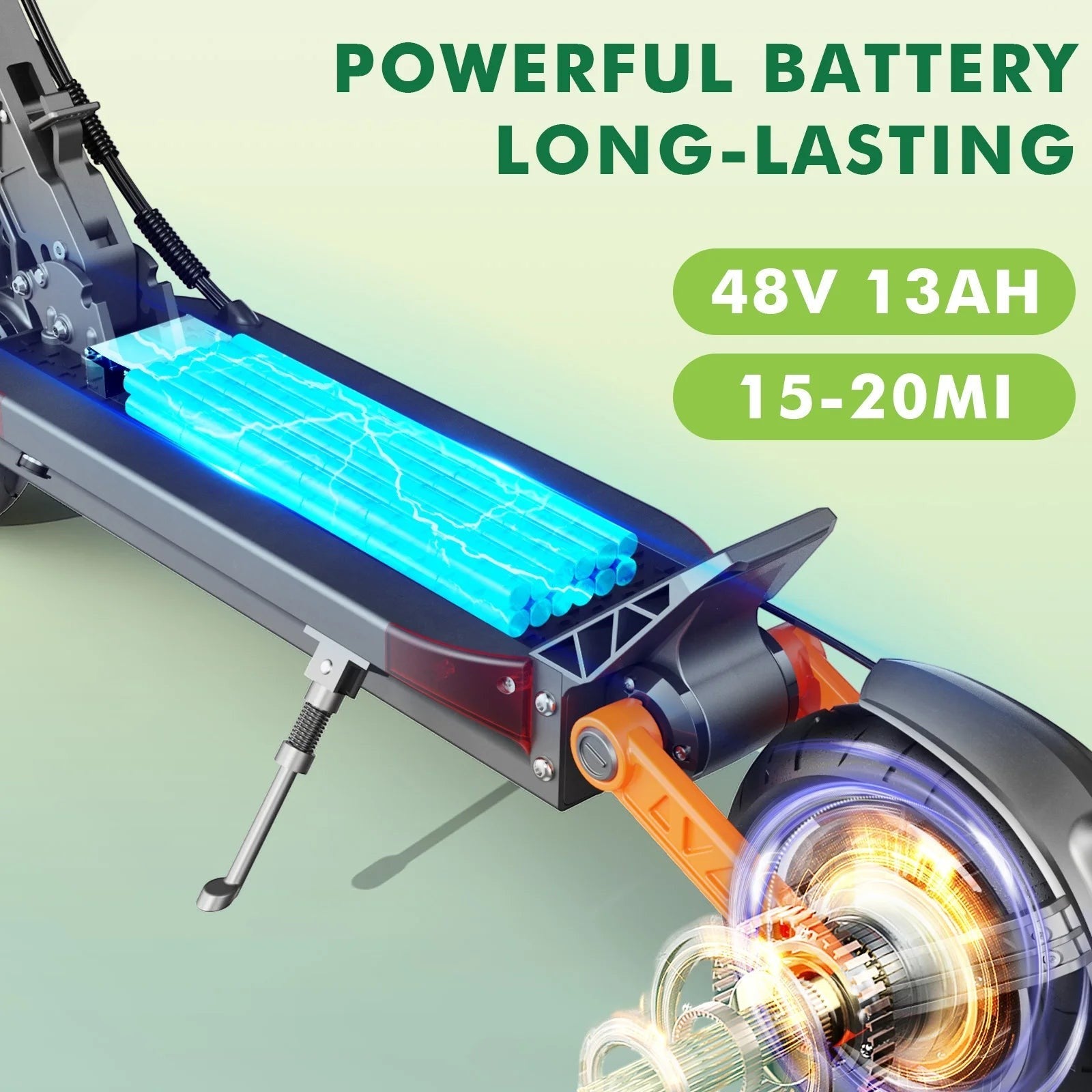 JOYOR S5 Electric Scooter For Adults Motor 800W Max Speed 31Mph 10 Inch 48V 13AH Battery Folding E-Scooter