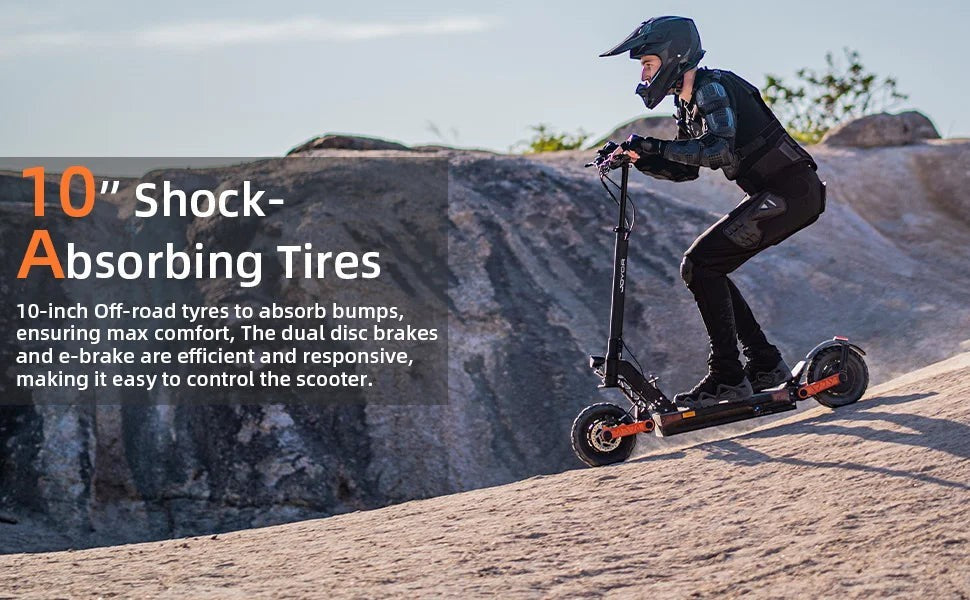 JOYOR S5 Electric Scooter For Adults Motor 800W Max Speed 31Mph 10 Inch 48V 13AH Battery Folding E-Scooter