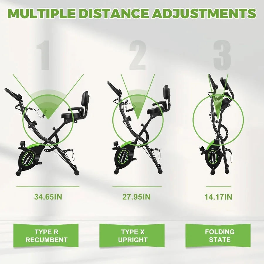 Caromix 5-in-1 Folding Bike 330LB