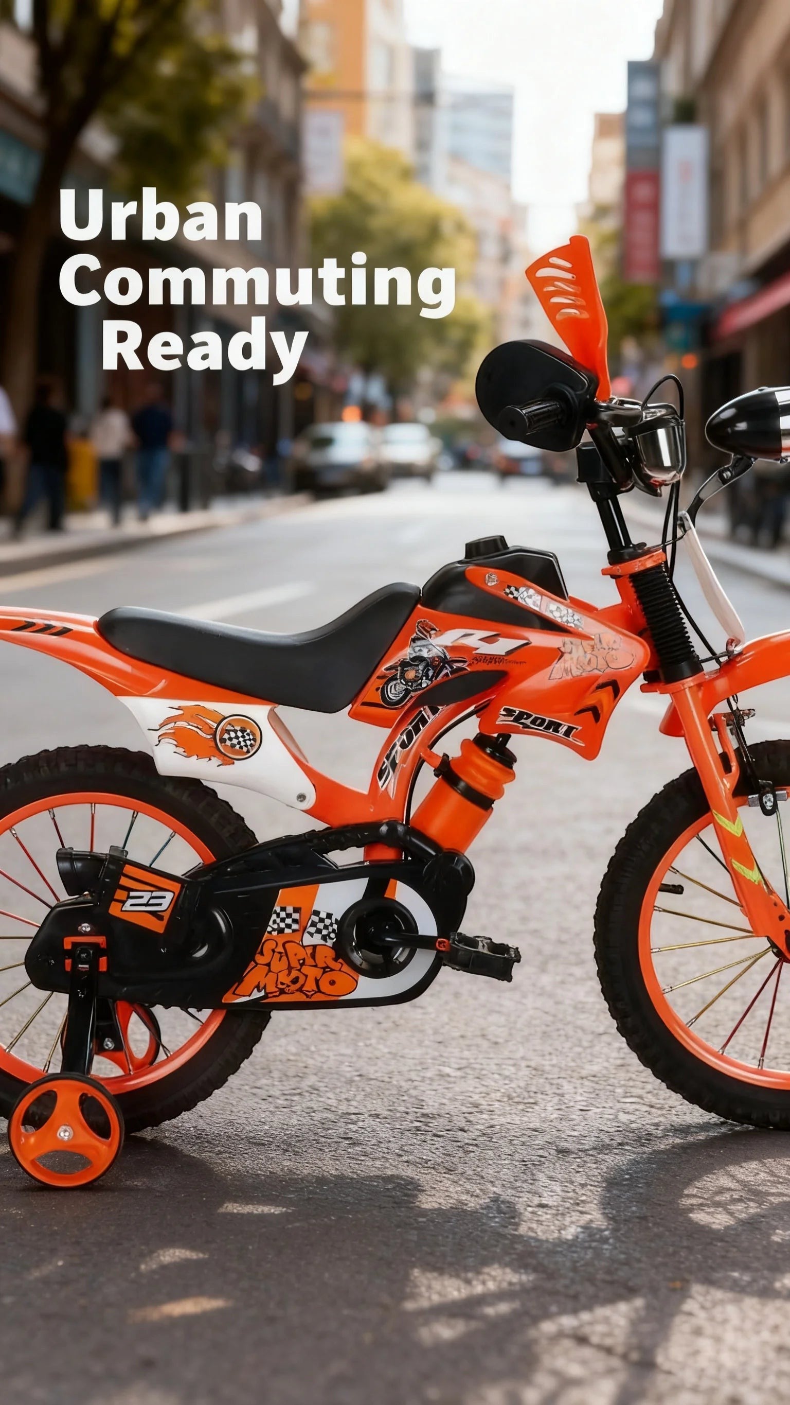 Ride & Spin Co. | 12"/16" Off-Road Motorcycle-Style Kids Bike | From $235.99