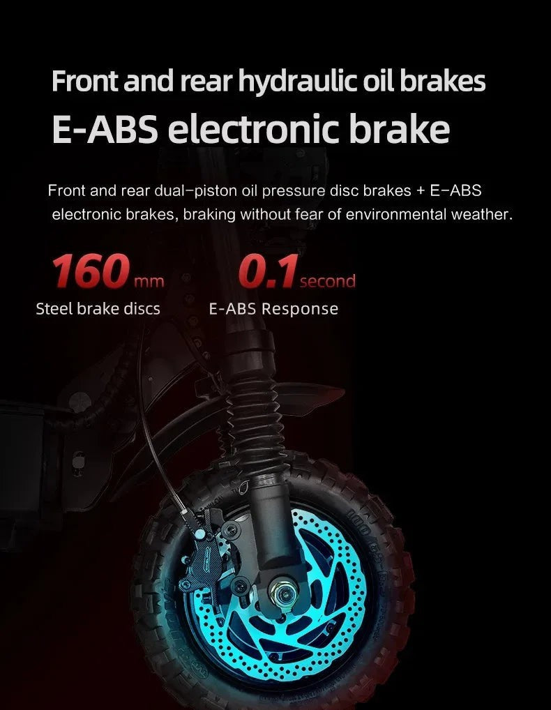 Boyueda S3 EScooters 6000W Dual Motor 60V38ah Hydraulic Oil Brake Electric Scooter Aldult 11 Inch Off-road Vacuum Tire E-Scooter