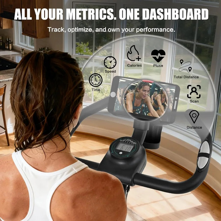 Adjustable Indoor Spinning Bike 300LB