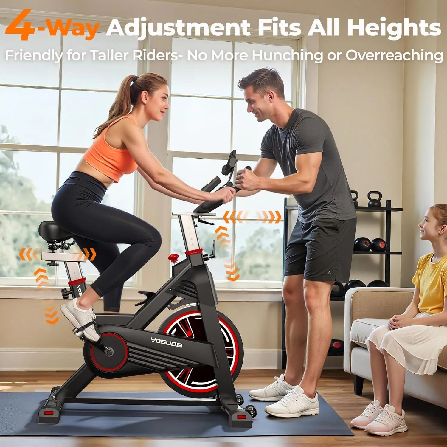 YOSUDA PRO Magnetic Bike 350LB