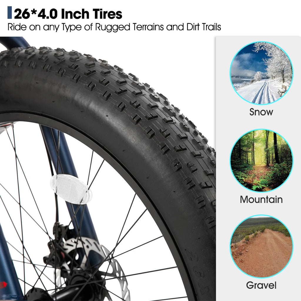 HILAND | 20"/24"/26" Fat Tire 7-Speed Kids Bike | From $602.99