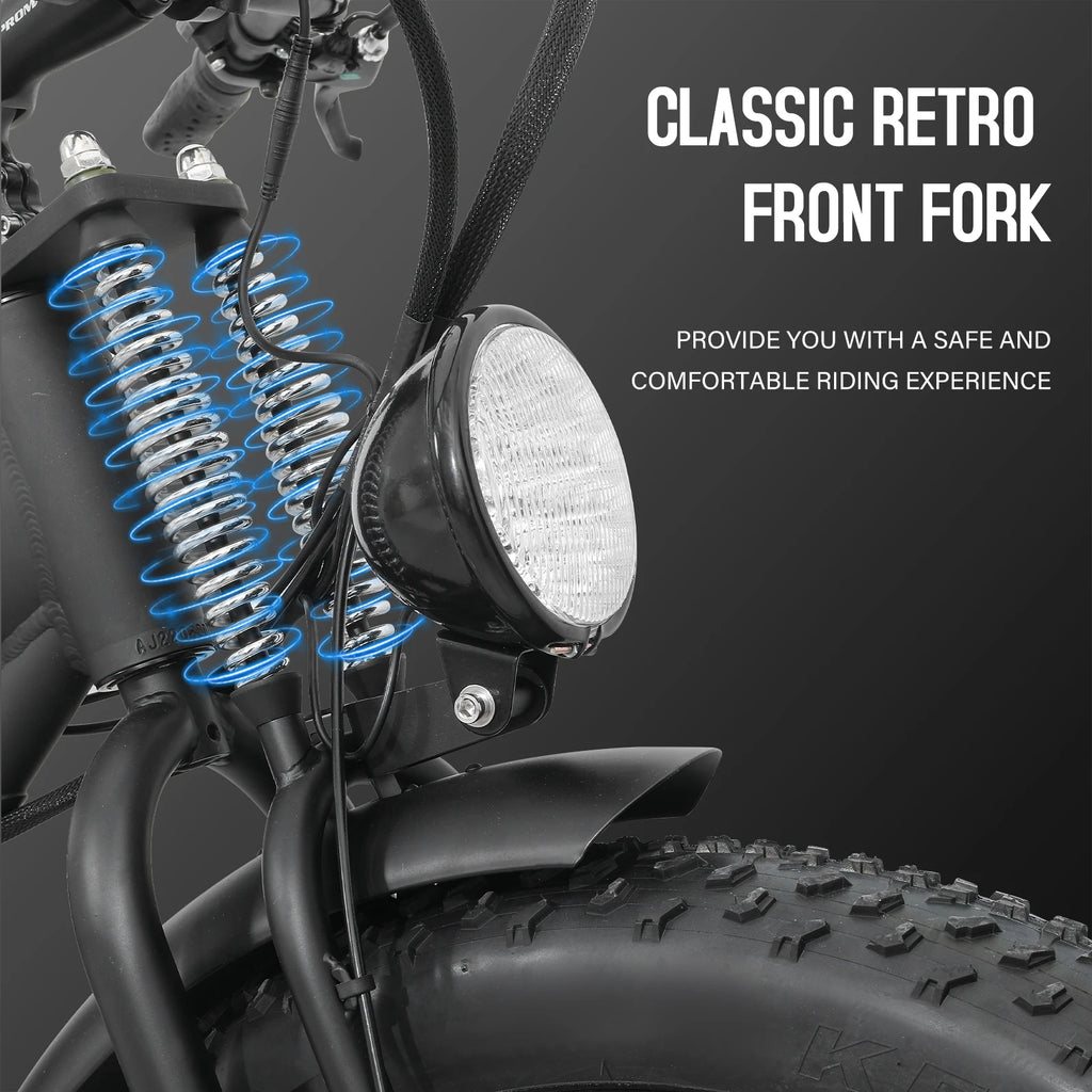 Xtion 48V 37MPH Dual Suspension Fat Tire E-Bike