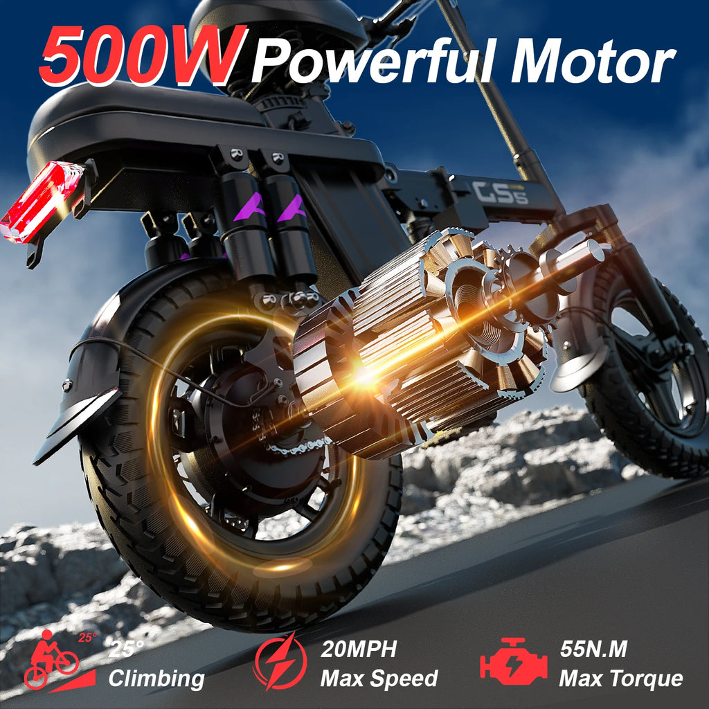 UPlee GS5 750W 48V15Ah Folding E-Bike