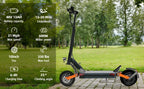 JOYOR S5 Electric Scooter For Adults Motor 800W Max Speed 31Mph 10 Inch 48V 13AH Battery Folding E-Scooter