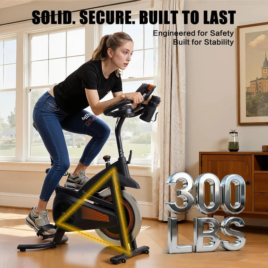 Adjustable Indoor Spinning Bike 300LB
