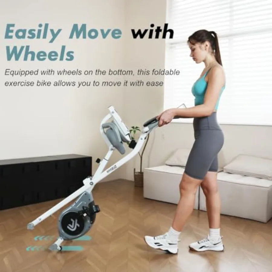Folding Magnetic Exercise Bike 8-Level