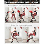 Foldable Upright Magnetic Exercise Bike