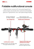 High-Speed Off-Road Electric Scooter 3200W Dual Motor Long Endurance Mileage with Silent Tire Foldableing Commuting E-scooter