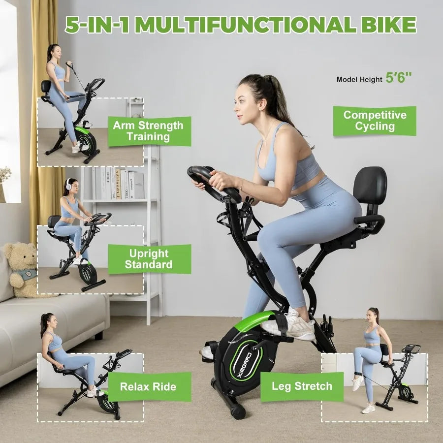 Caromix 5-in-1 Folding Bike 330LB