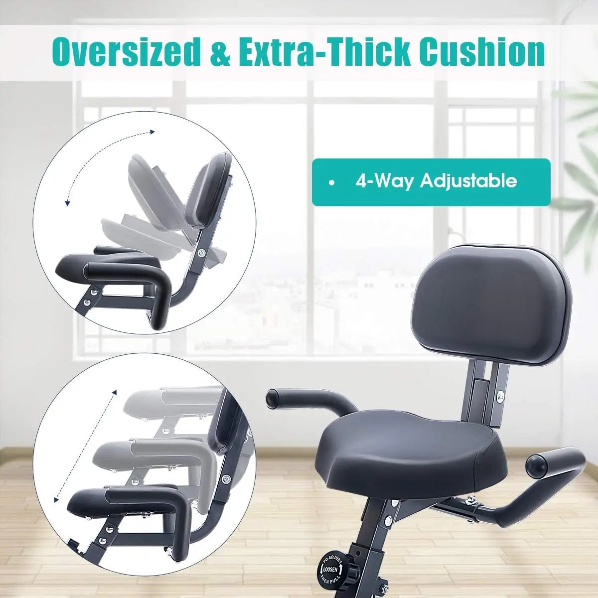 Adjustable Indoor Cycling Trainer Bike