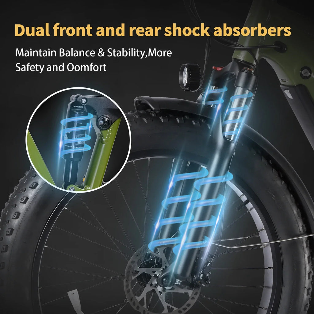 Lacros Thunder 750W 48V20Ah 26” Fat Tire E-Bike