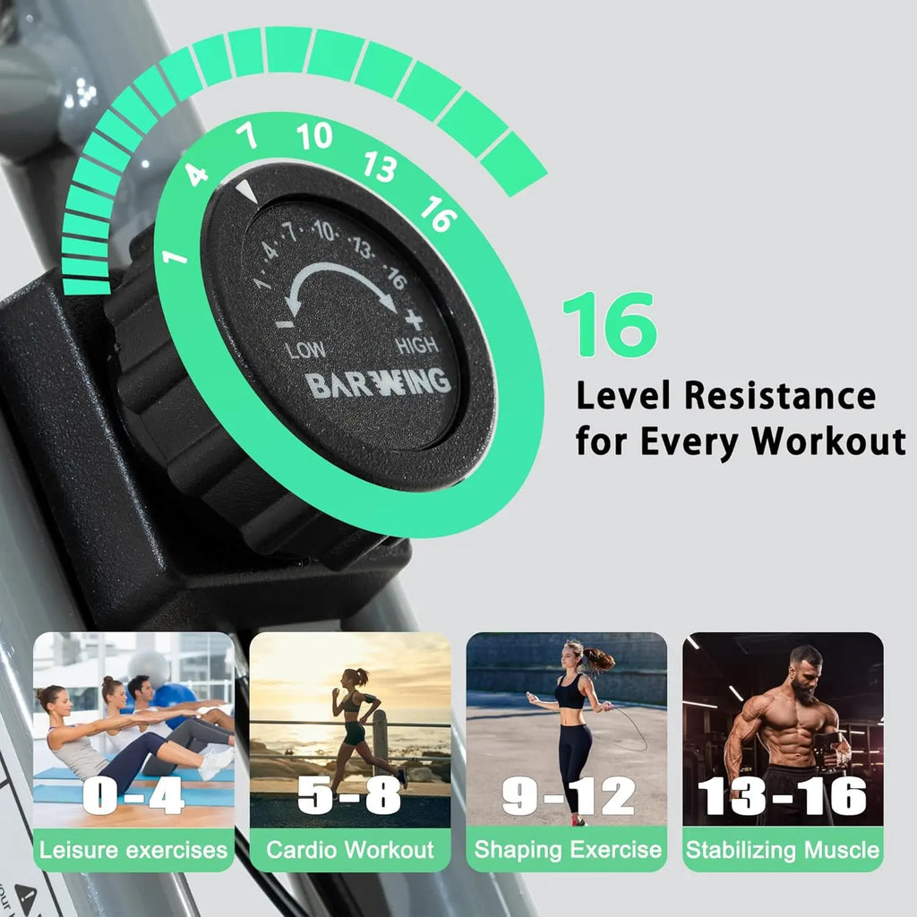 5-in-1 Folding Exercise Bike 350LB