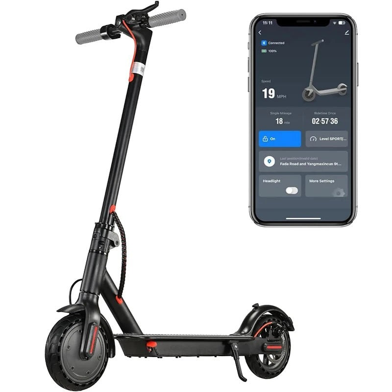 Foldable 350W Motor Adult 30km/h Non-slip Electric Scooter  8.5" Explosion-proof Tires Long Range for Commuting E-Scooter