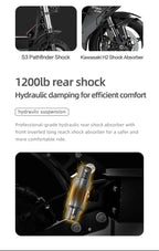 Boyueda S3 EScooters 6000W Dual Motor 60V38ah Hydraulic Oil Brake Electric Scooter Aldult 11 Inch Off-road Vacuum Tire E-Scooter