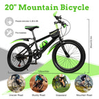 Kids | 20" 7-Speed Adjustable Kids Mountain Bike | From $244.99