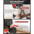 Foldable Upright Magnetic Exercise Bike