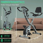 5-in-1 Folding Exercise Bike 350LB