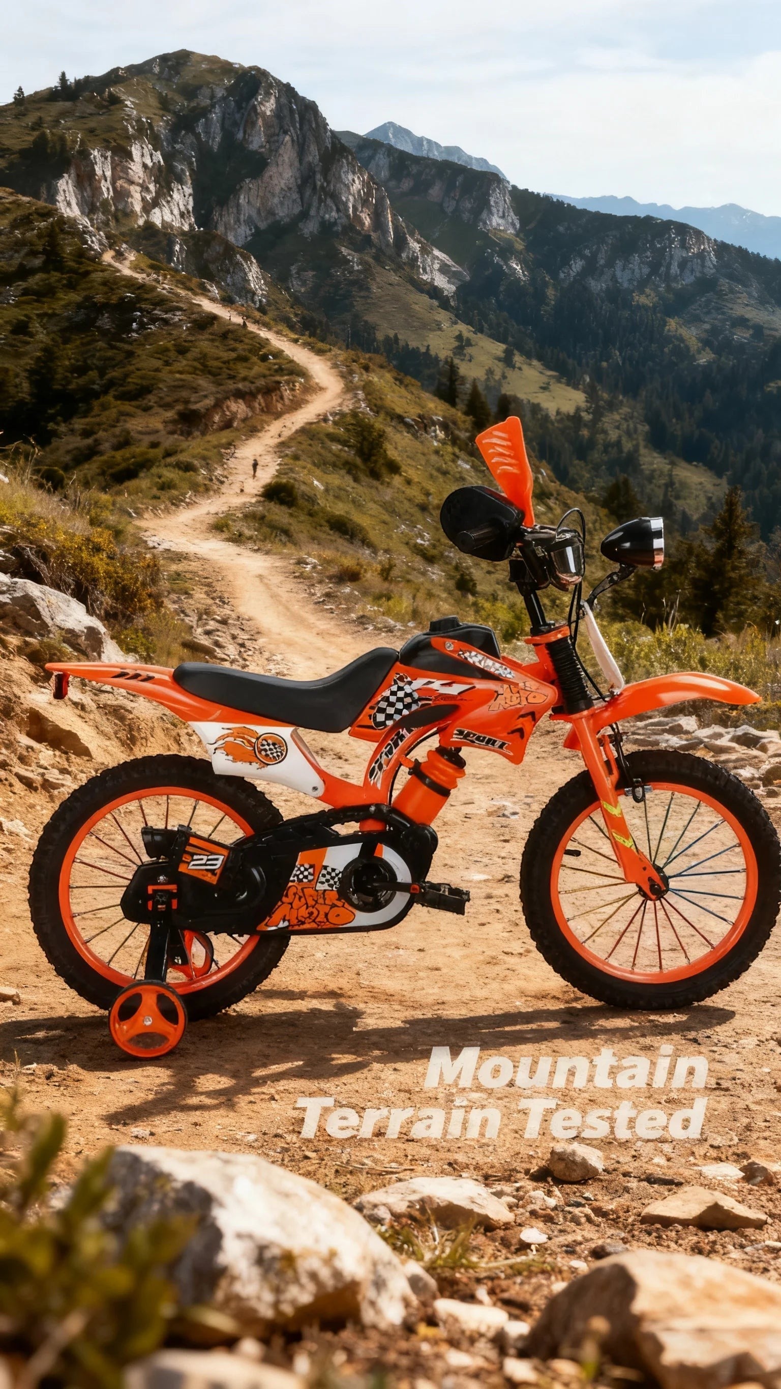 Ride & Spin Co. | 12"/16" Off-Road Motorcycle-Style Kids Bike | From $235.99