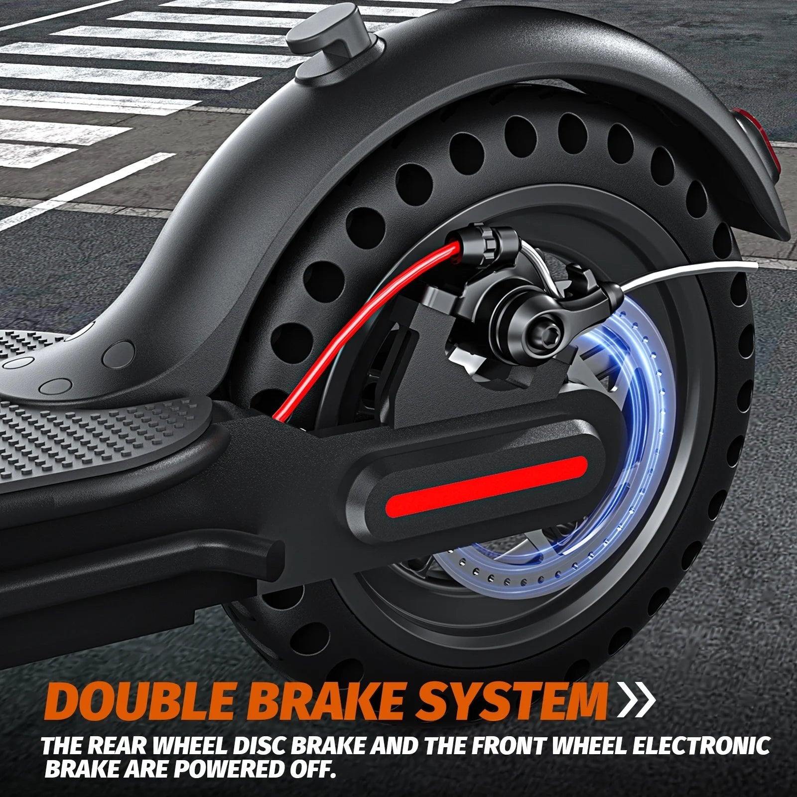 Foldable 350W Motor Adult 30km/h Non-slip Electric Scooter  8.5" Explosion-proof Tires Long Range for Commuting E-Scooter
