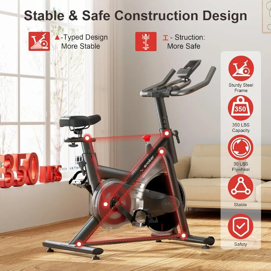 App Sync Indoor Spin Bike 350LB