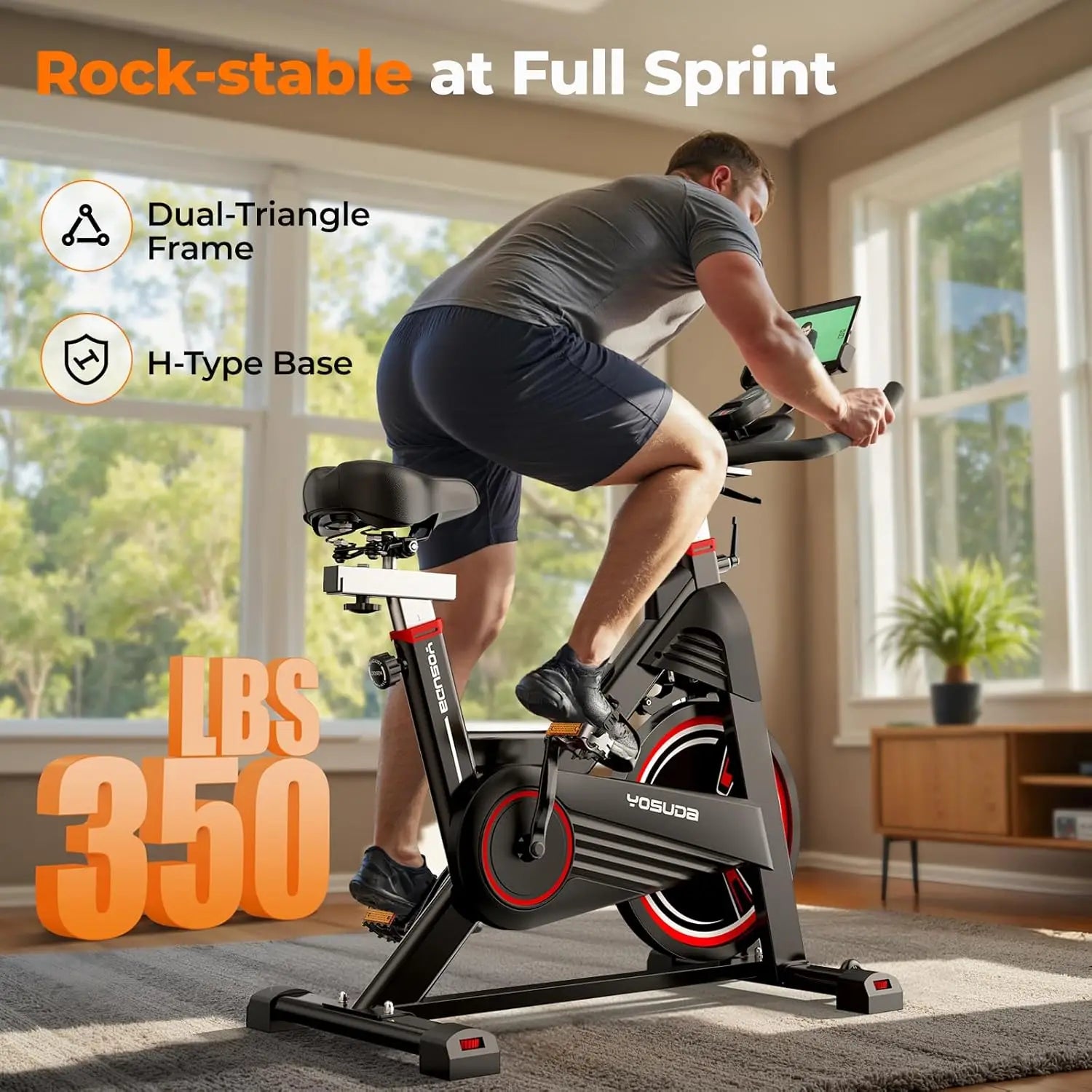 YOSUDA PRO Magnetic Bike 350LB