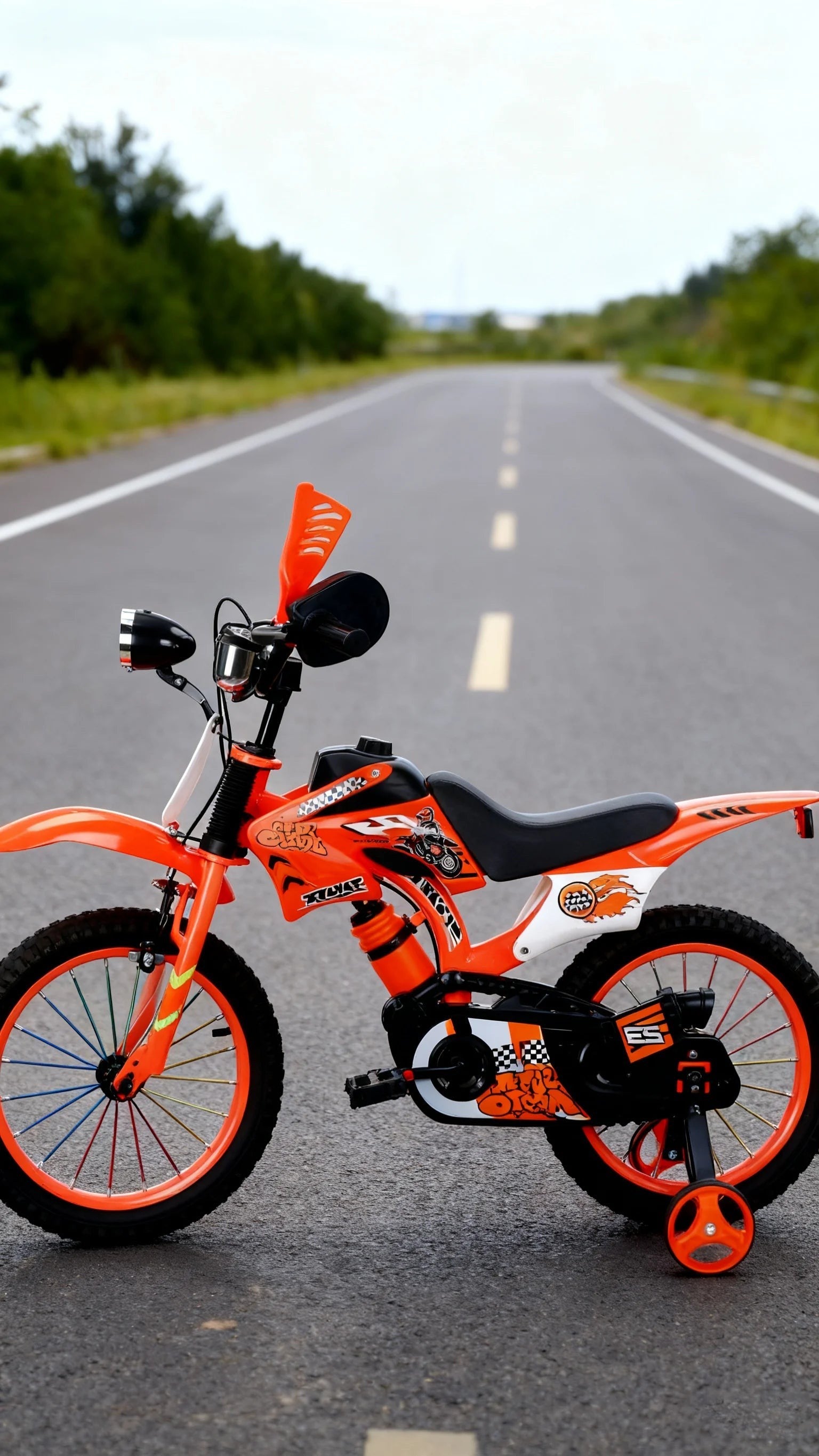 Ride & Spin Co. | 12"/16" Off-Road Motorcycle-Style Kids Bike | From $235.99