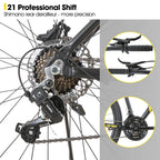 HILAND 27.5” 21-Speed Aluminum MTB