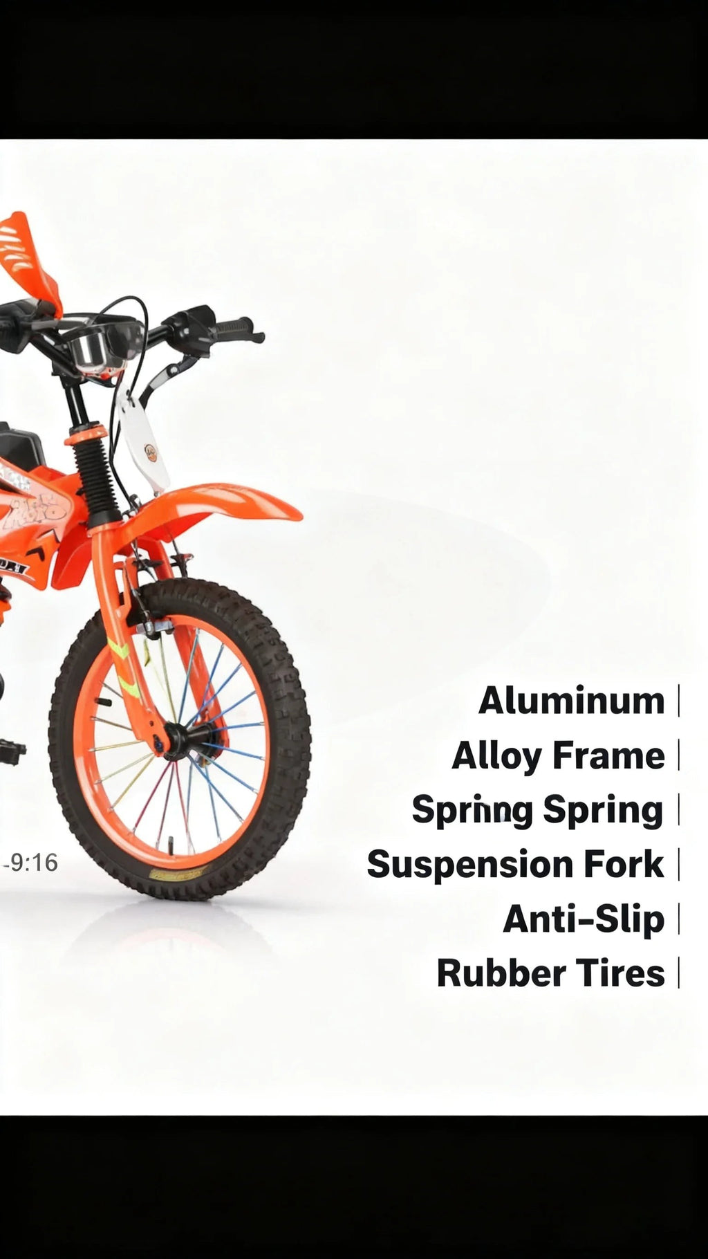 Ride & Spin Co. | 12"/16" Off-Road Motorcycle-Style Kids Bike | From $235.99