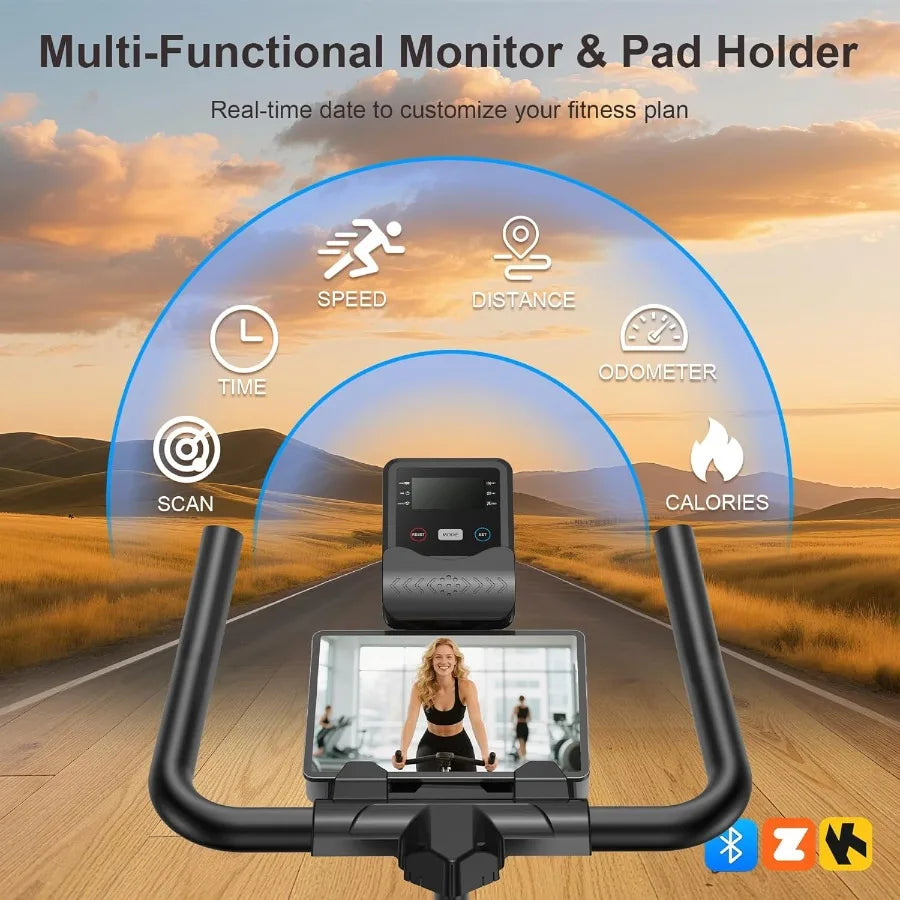 App Sync Indoor Spin Bike 350LB