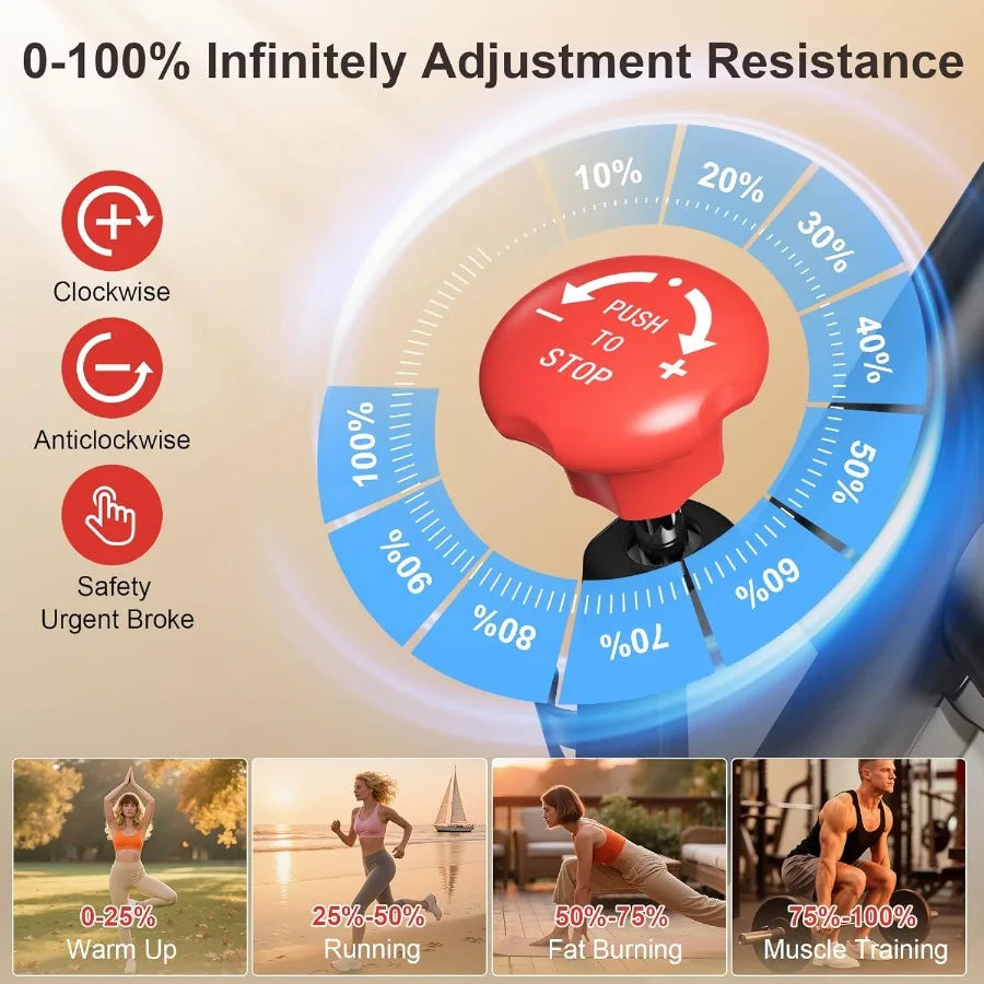 App Sync Indoor Spin Bike 350LB