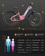 1000W 48V20Ah 90-Mile Fat Tire E-Bike