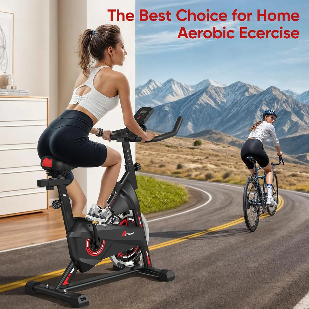 Silent Belt Drive Stationary Bike 300LB