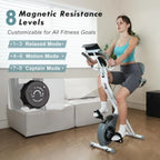 Folding Magnetic Exercise Bike 8-Level