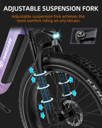1000W 48V20Ah 90-Mile Fat Tire E-Bike