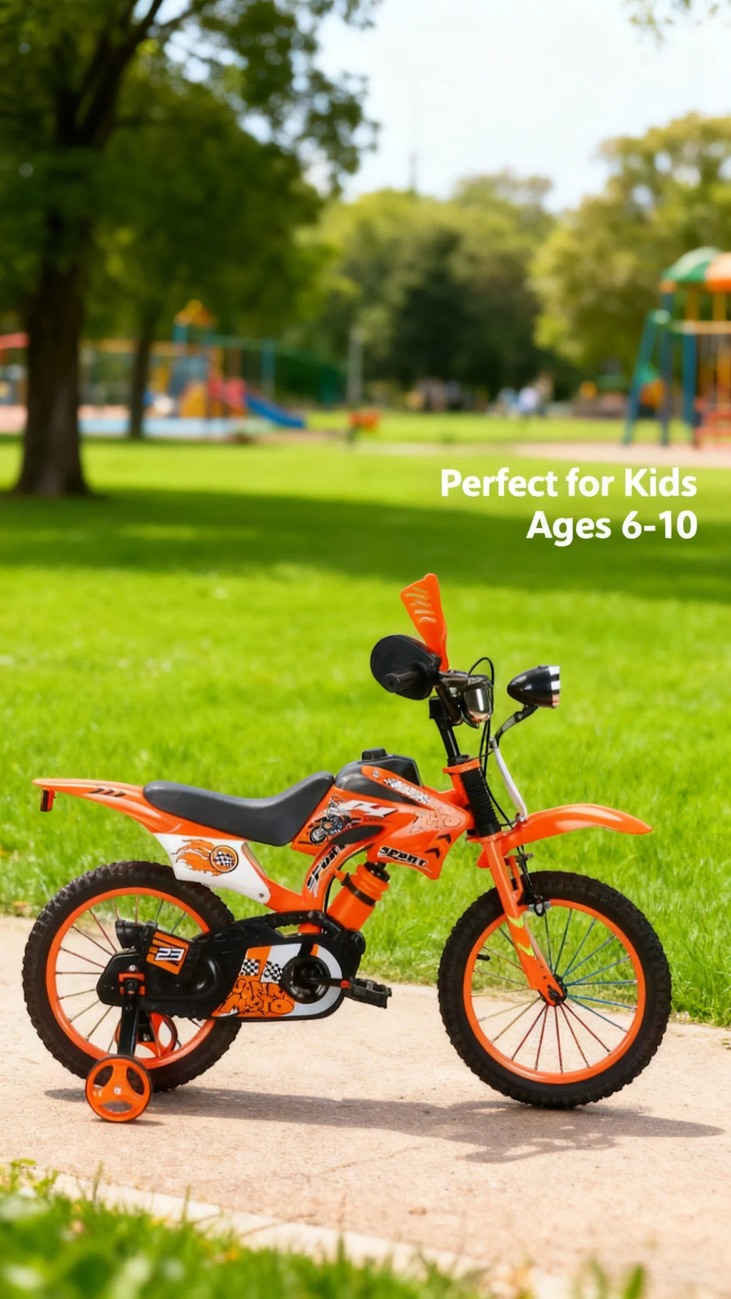 Ride & Spin Co. | 12"/16" Off-Road Motorcycle-Style Kids Bike | From $235.99