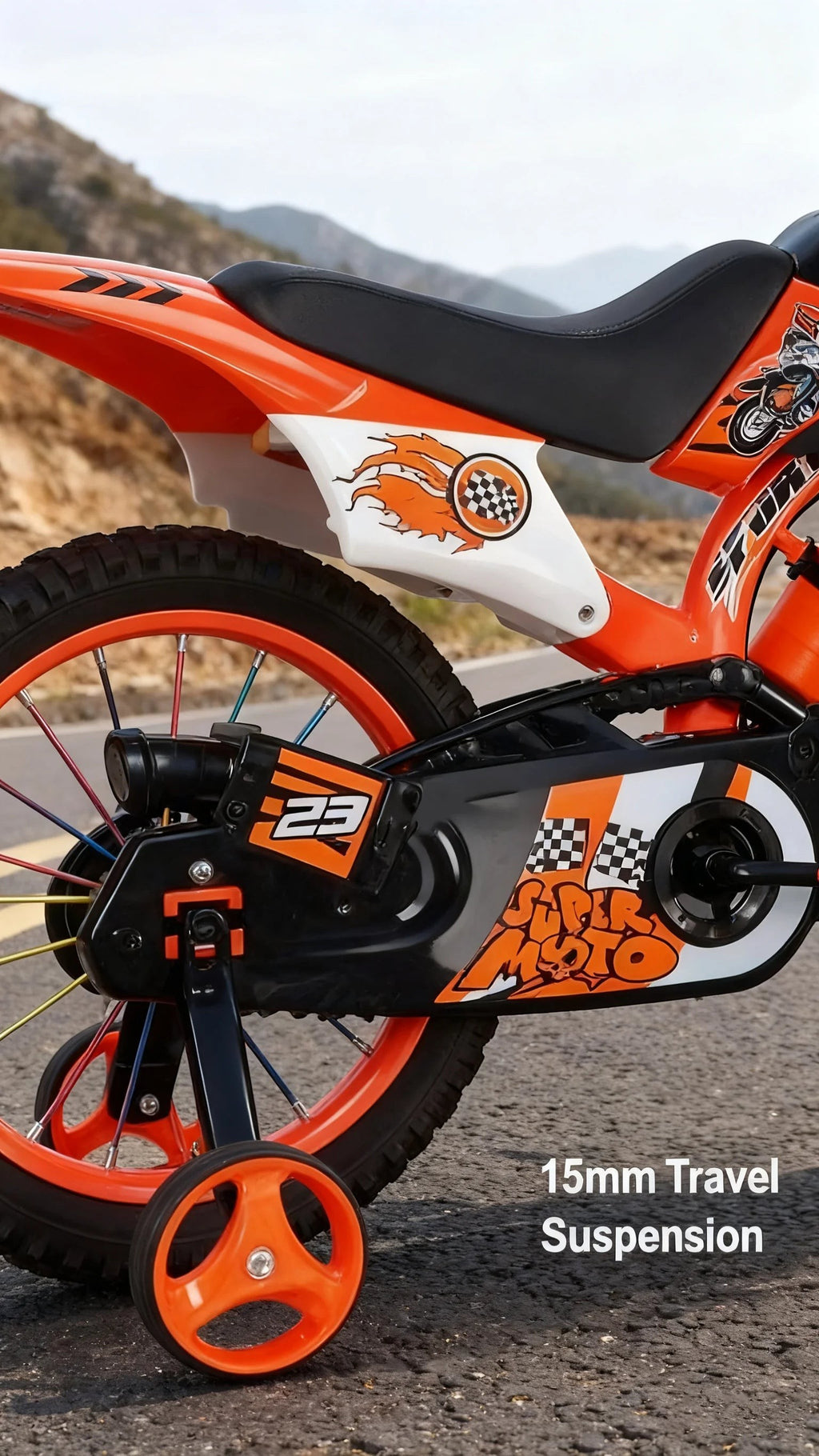 Ride & Spin Co. | 12"/16" Off-Road Motorcycle-Style Kids Bike | From $235.99