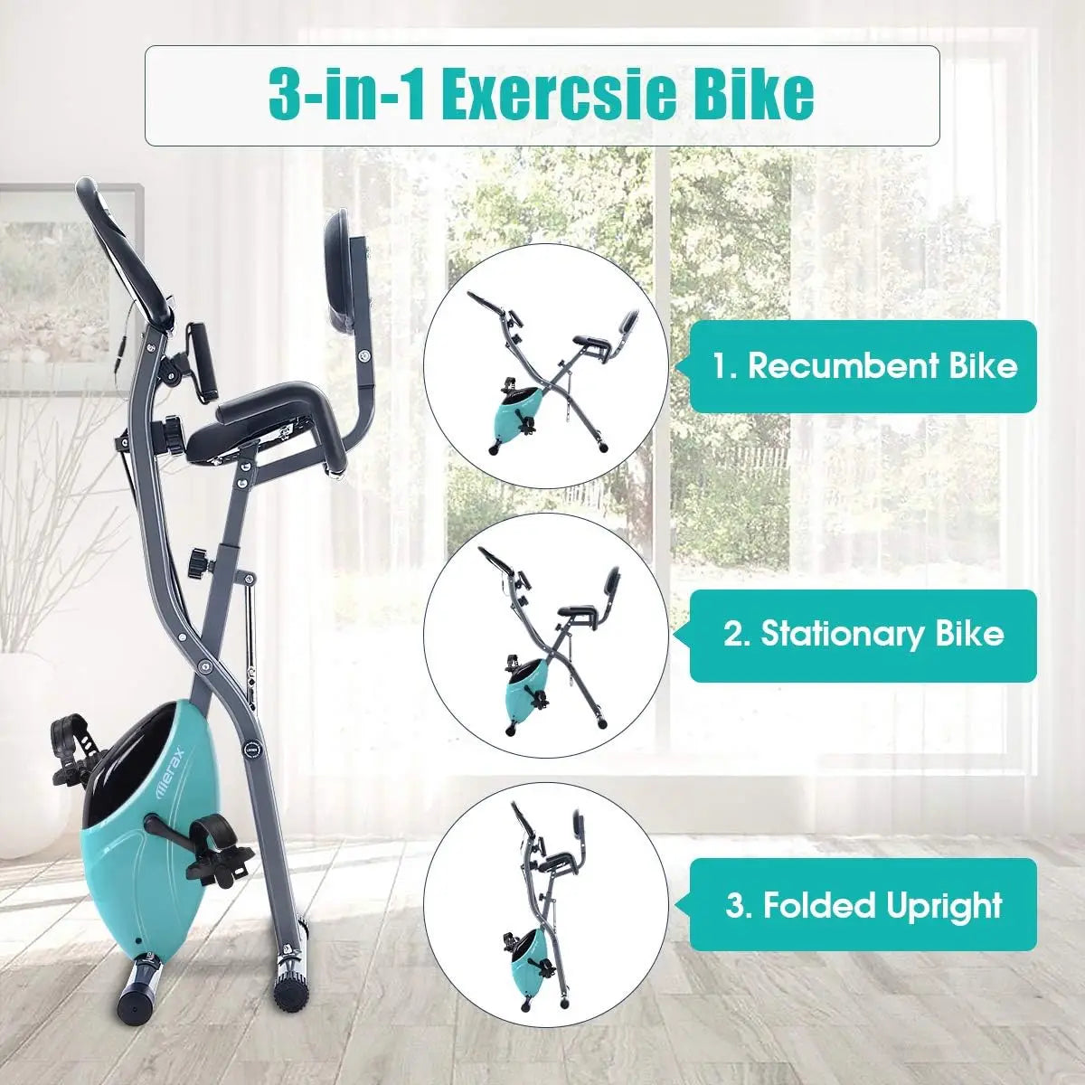 Adjustable Indoor Cycling Trainer Bike