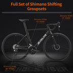 SAVA Carbon 18-Speed Racing Road Bike