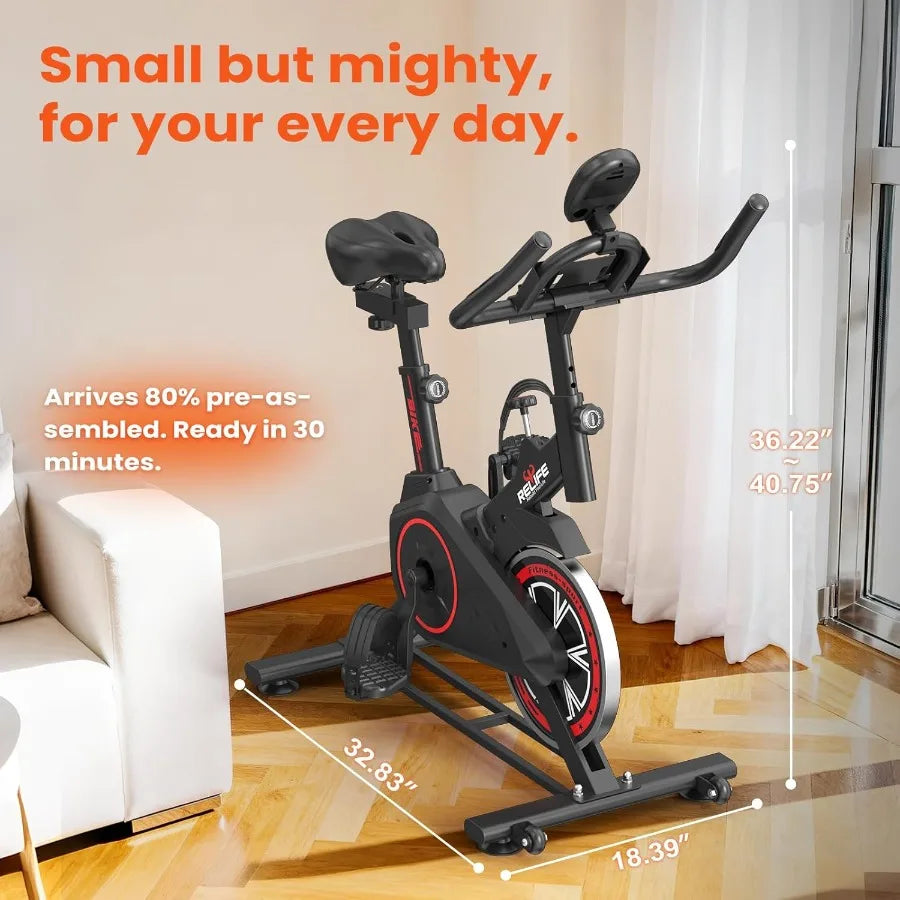 Adjustable Silent Belt Indoor Cycling Bike