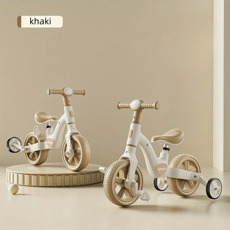 QIYOU | 2-in-1 Kids Balance Trike with Headlight & Removable Pedals | From $109.99