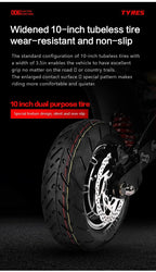 High-Speed Off-Road Electric Scooter 3200W Dual Motor Long Endurance Mileage with Silent Tire Foldableing Commuting E-scooter