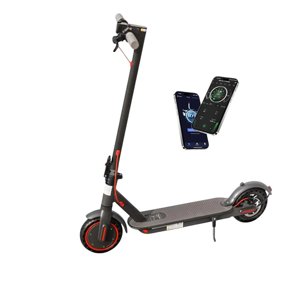 AOVOPRO ES80 350W Electric Scooter 10.5Ah 19mph Max Speed Smart APP Control 21miles Max Range Foldable E-Scooter for Adult