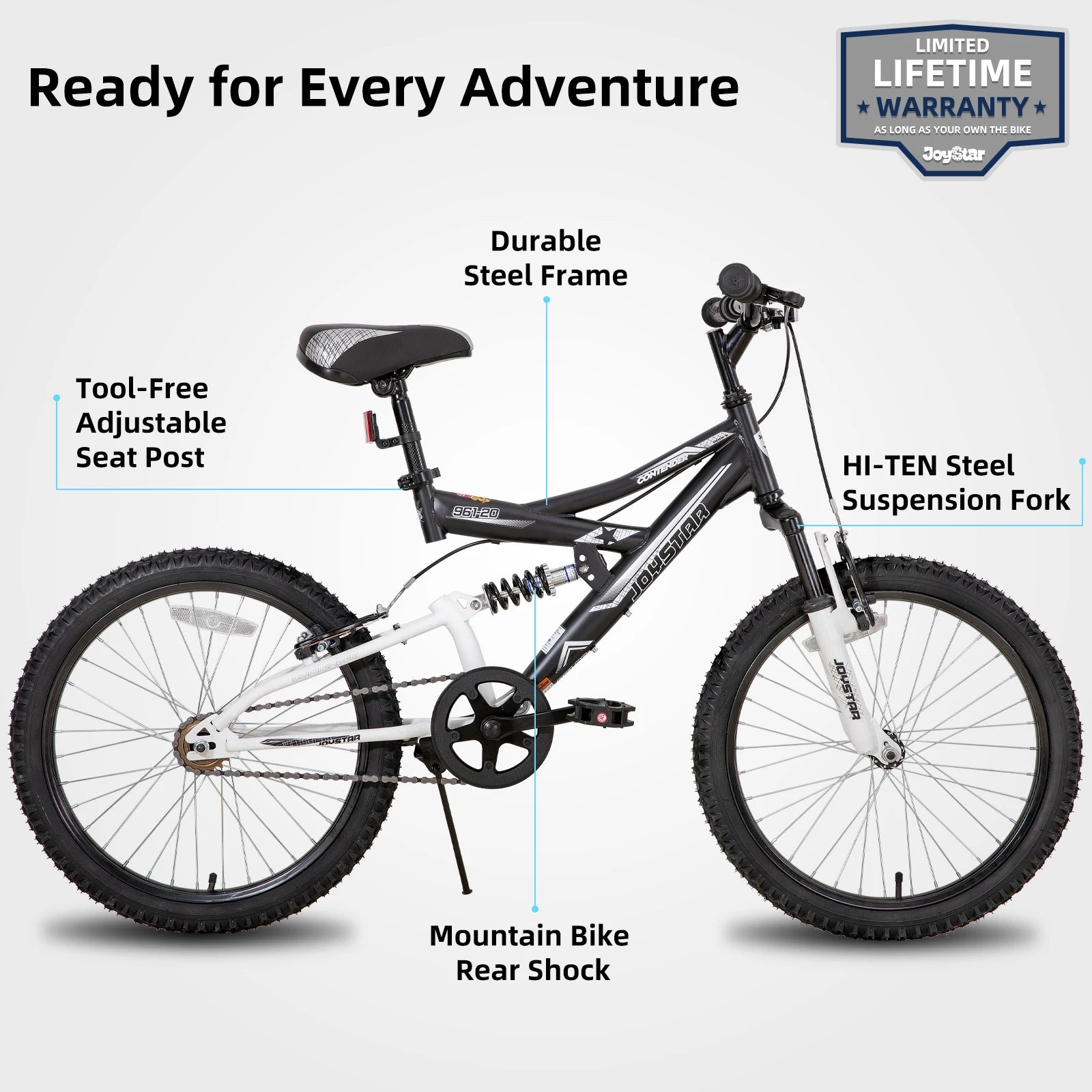 JOYSTAR | 20" Dual Suspension Kids MTB | From $356.99