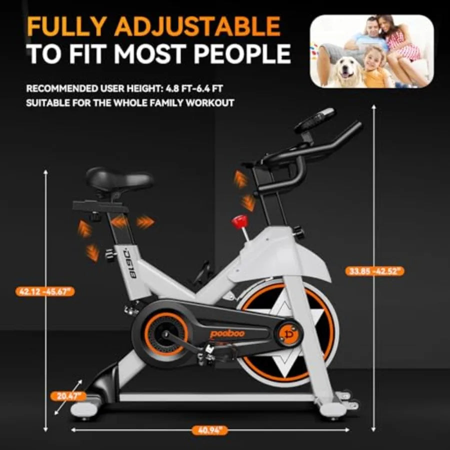 Indoor Stationary Bike w/ Tablet Mount