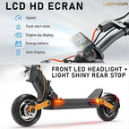 JOYOR S5 Electric Scooter For Adults Motor 800W Max Speed 31Mph 10 Inch 48V 13AH Battery Folding E-Scooter