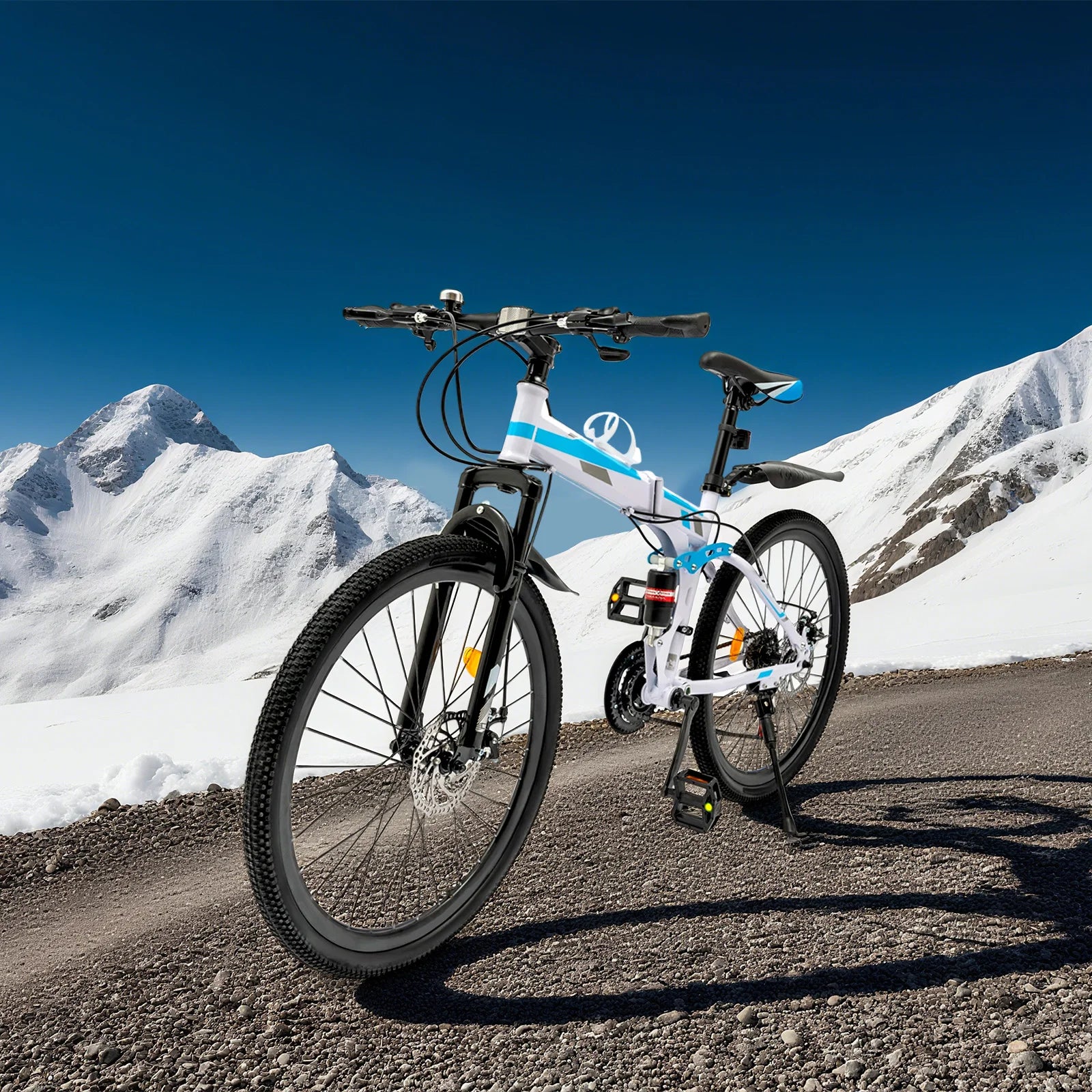 21-Speed Foldable Mountain Bike